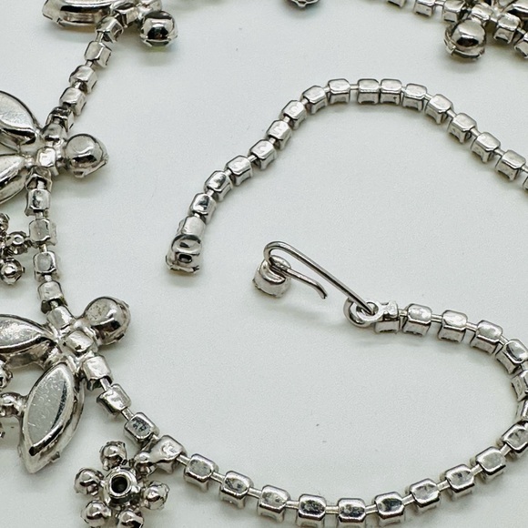 Vintage AB Crystal rhinestone Necklace SO GORGEOUS! - Picture 12 of 17